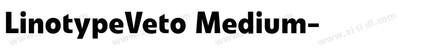 LinotypeVeto Medium字体转换